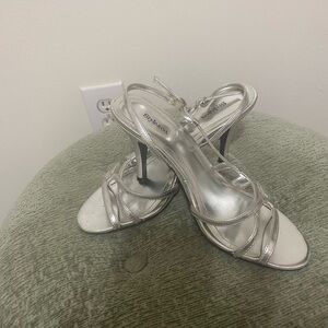 Stylish Silver Heels by